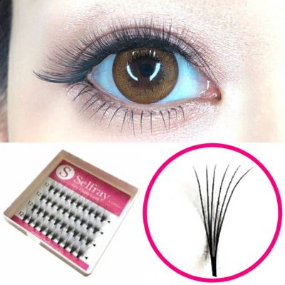 【Selfray】エアリーフレアラッシュ Cカール 太さ0.07mm 6本束