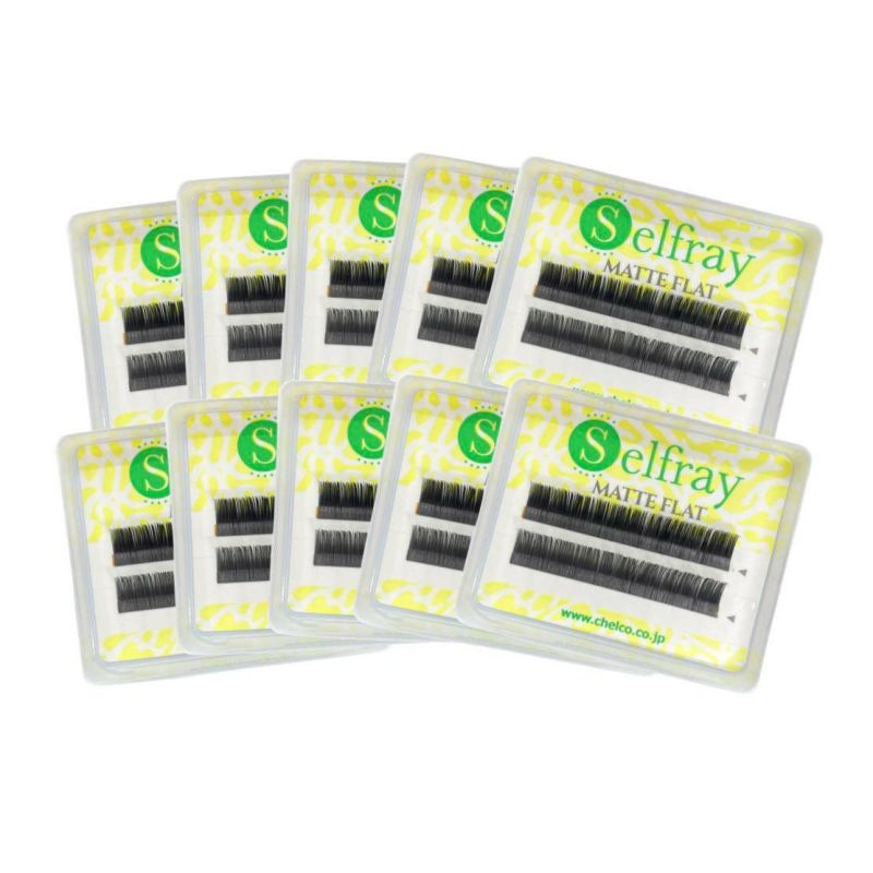 【Selfray】マットフラットラッシュ Dカール/ブラック 10ケースセット